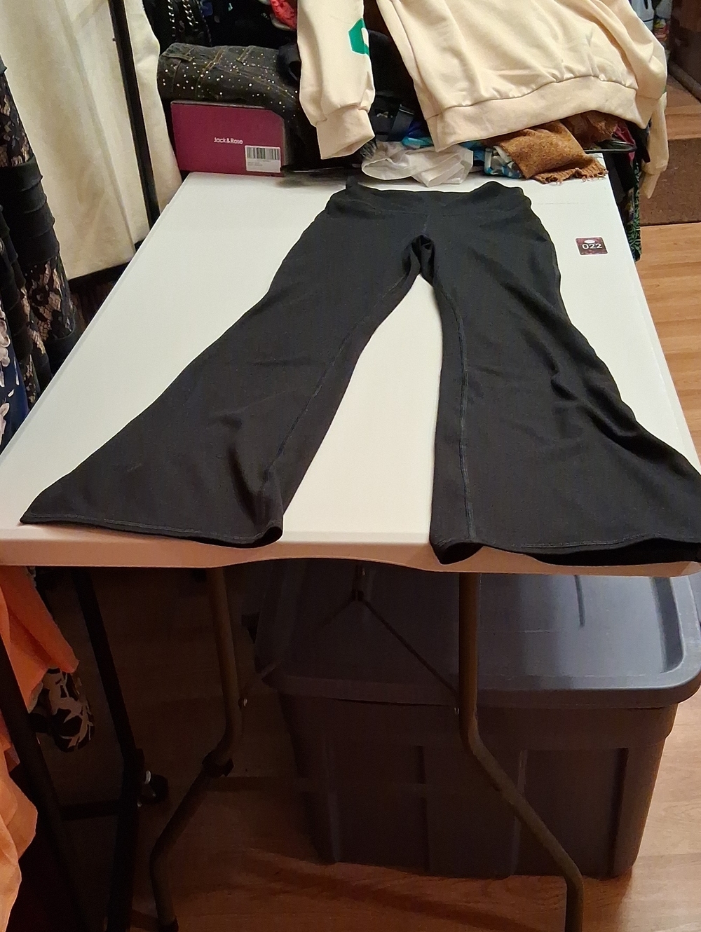 Gilly Hicks Black Flared Leggings